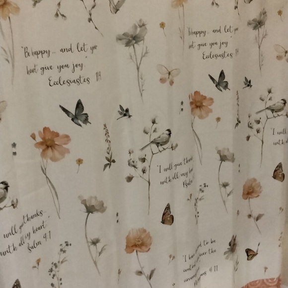 jcpenney Bath Shower Butterfly Birds Curtain Poshmark